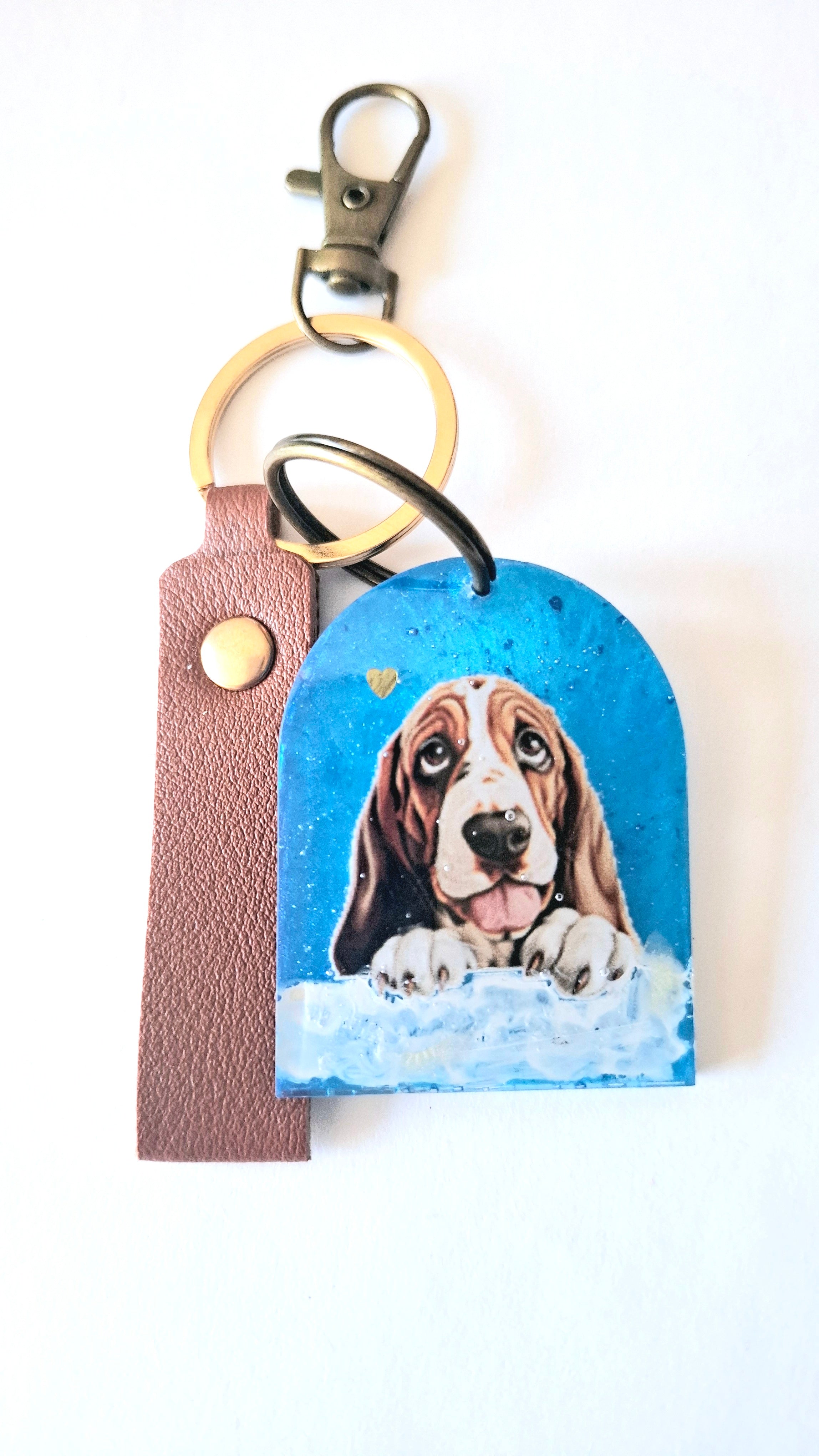 porte clés Basset Hound