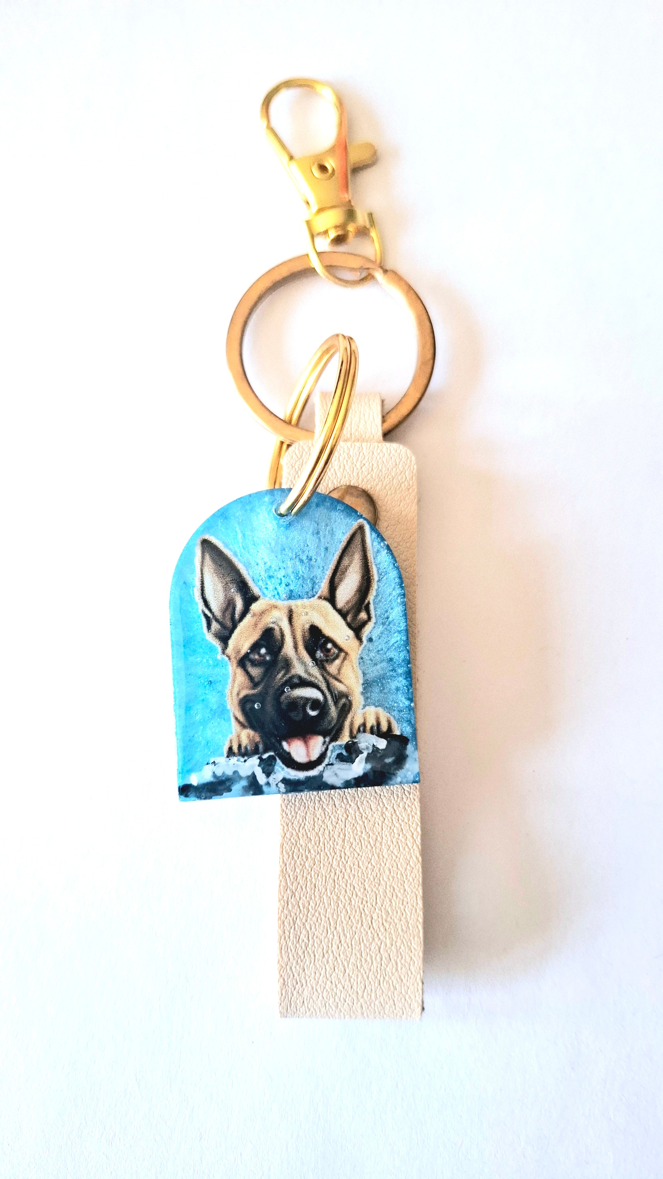 porte clés chien de berger belge malinois
