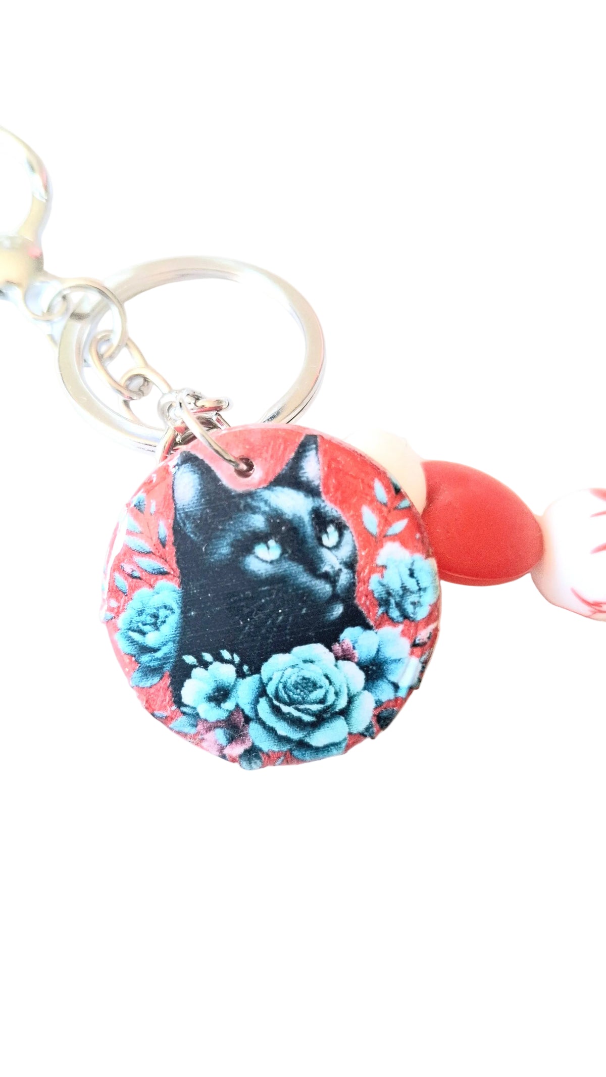 le chat aux fleurs bleues