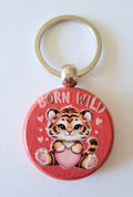 Porte clés bijou de sac bébé  tigre