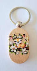 porte clés bijou de sac faon
