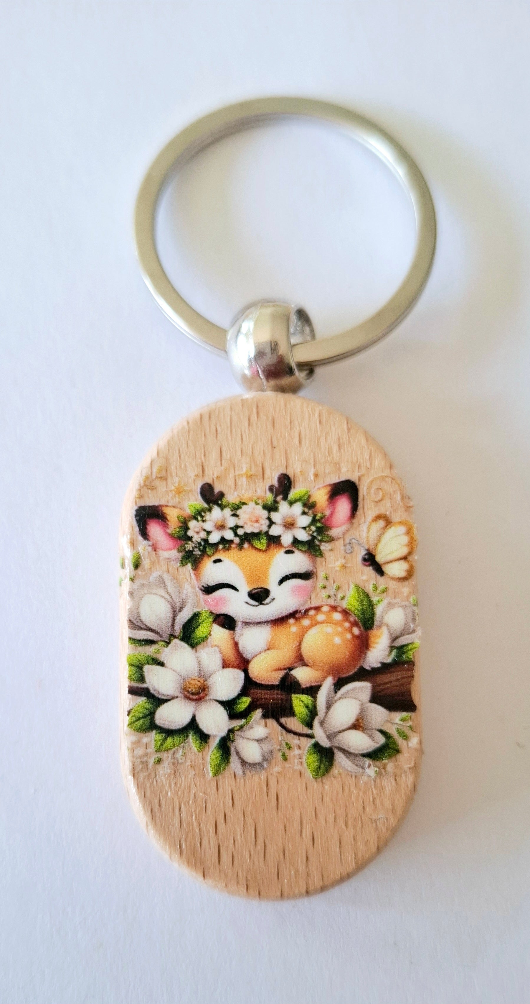 porte clés bijou de sac faon