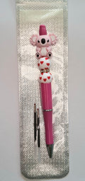 Stylo Koala rose Coeur Kawai