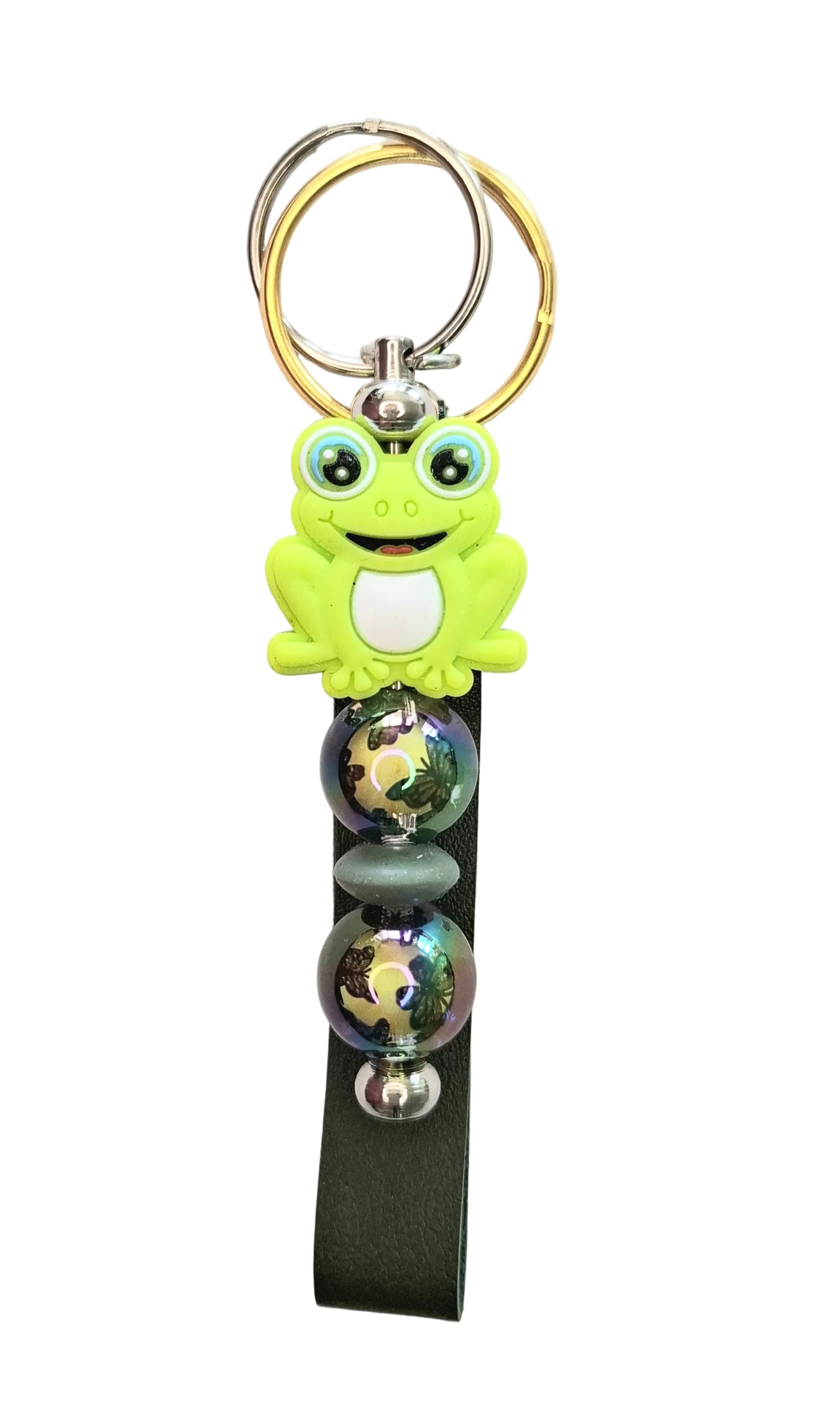 Grenouille Cute et papillons