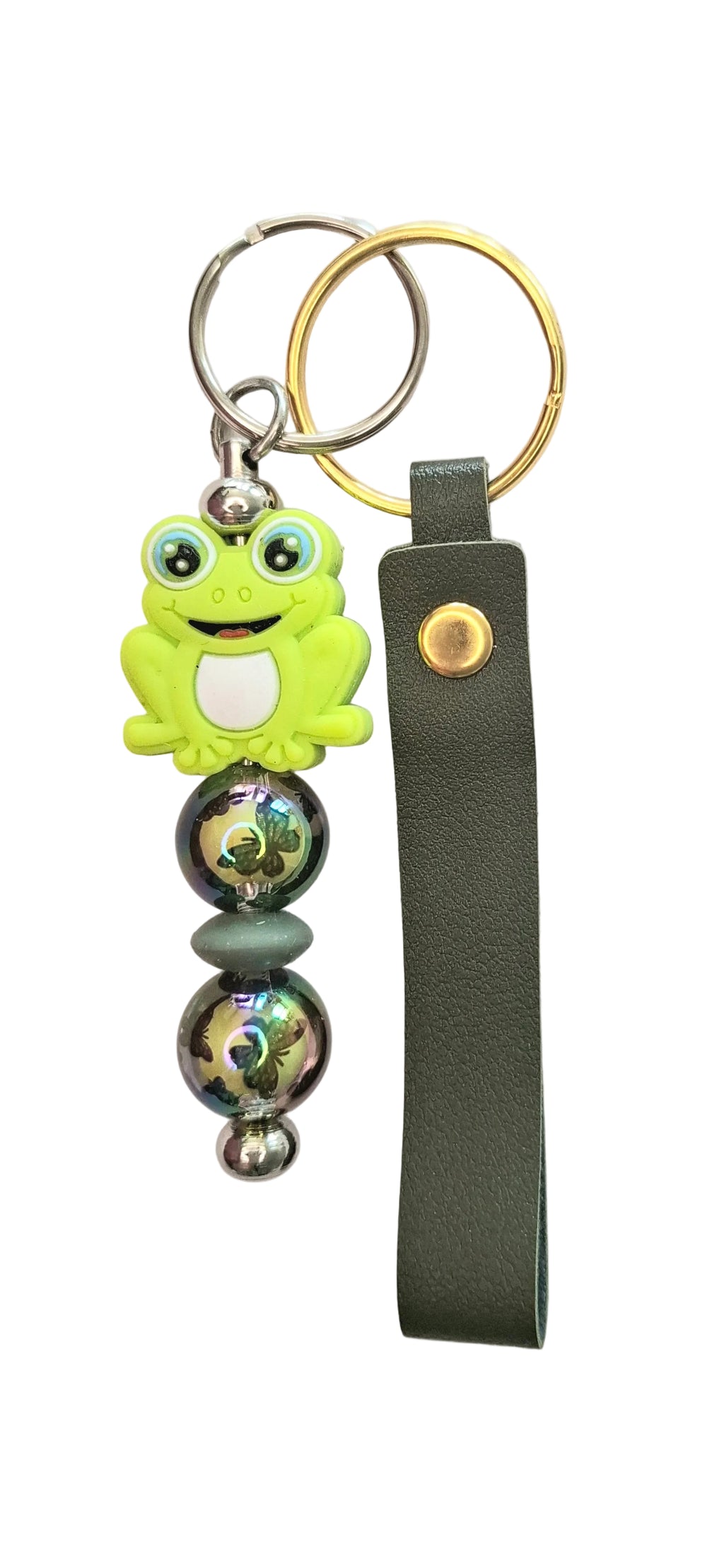 Grenouille Cute et papillons