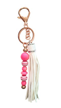 porte clés bujou de sac très Girly rose soutenu