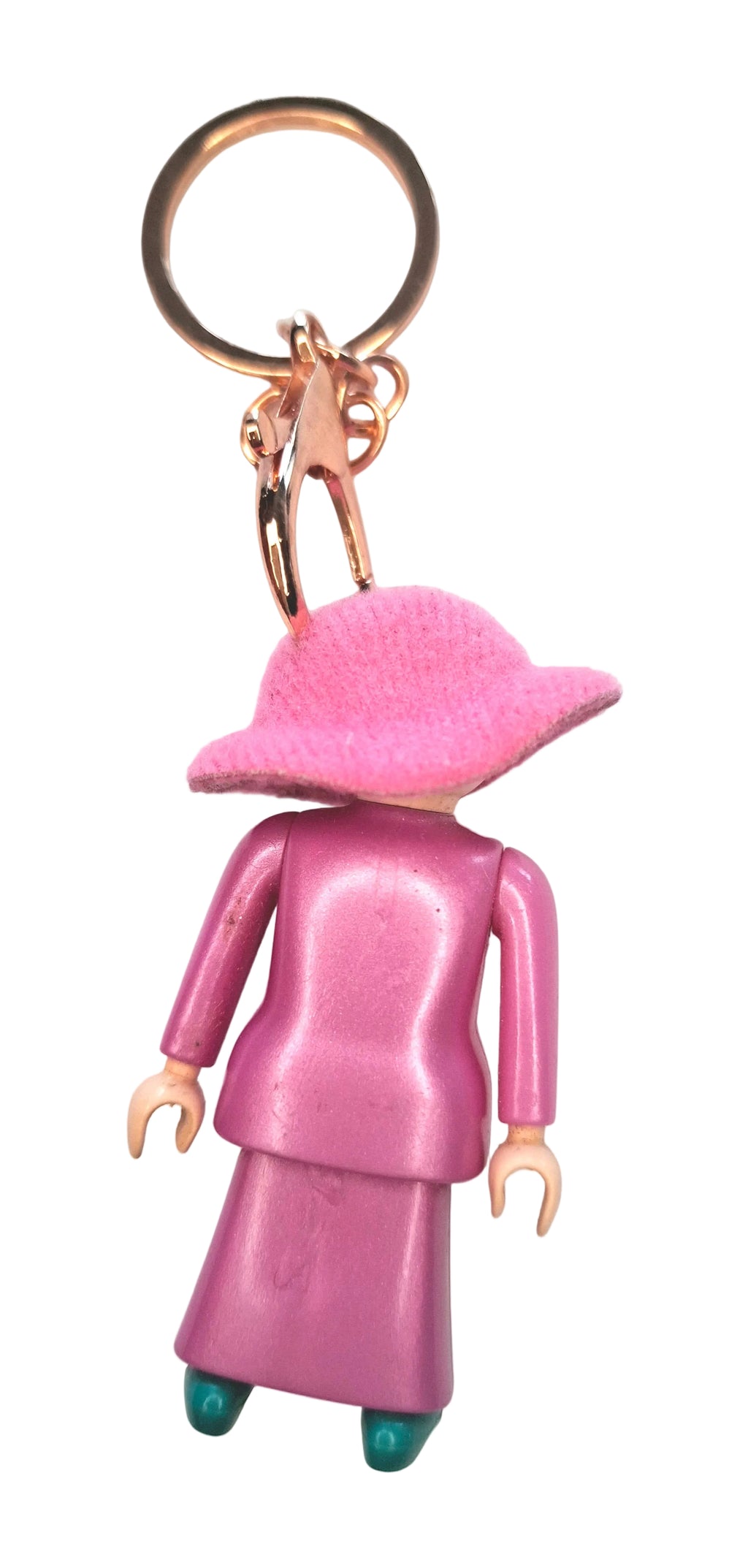 Recyclage playmobil. La dame rose