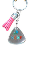 Home et fleur bleue