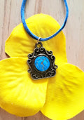 Horloge Steampunk bleu