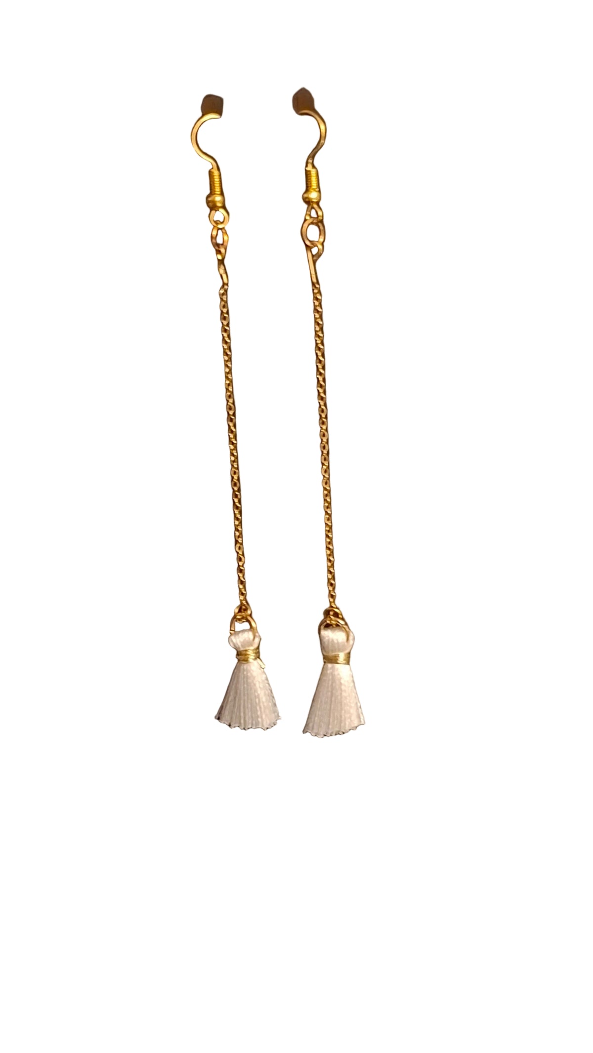 longues boucles d'oreilles pompon