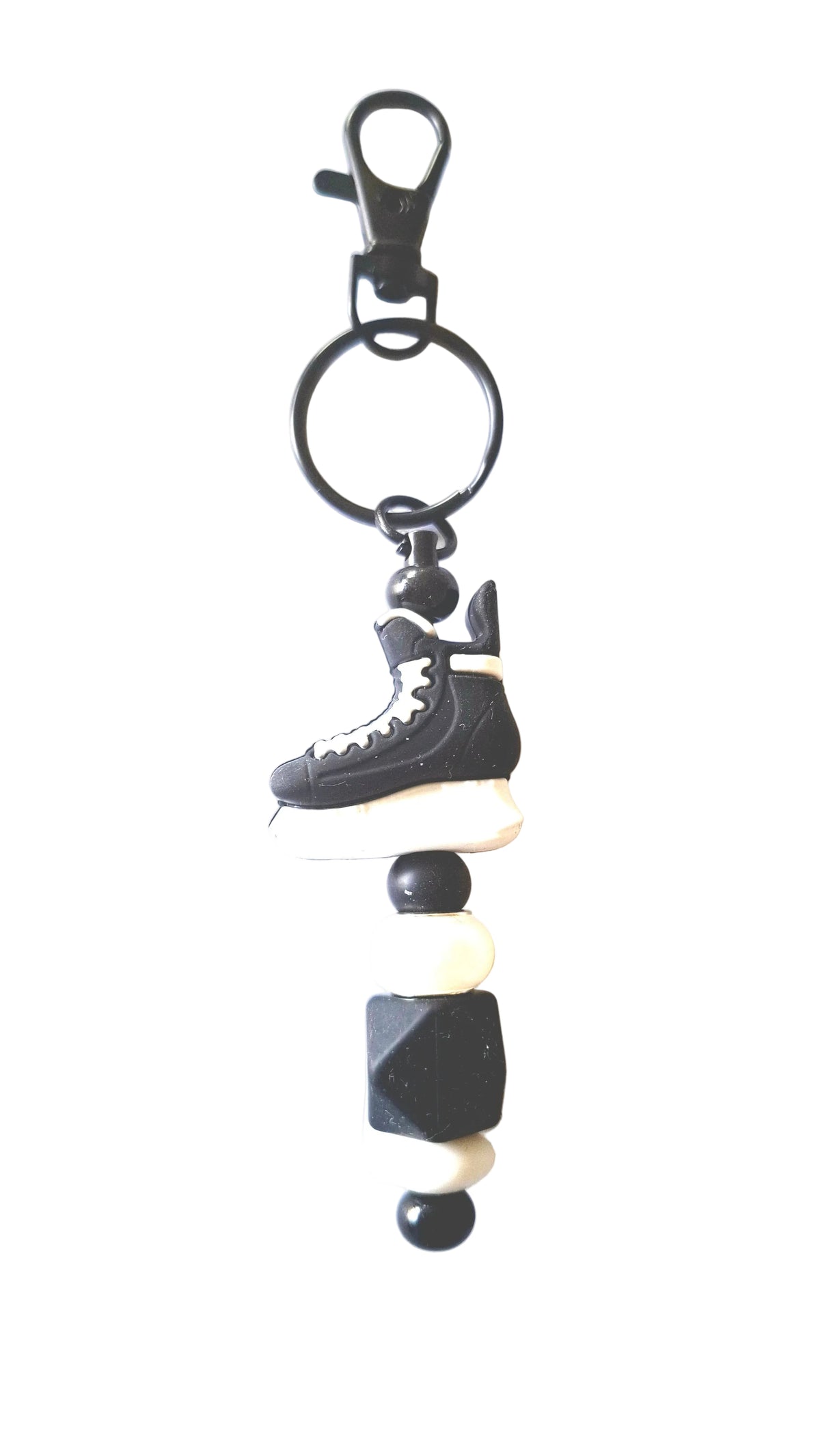patin noir et blanc