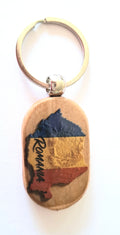 porte clés carte Roumanie
